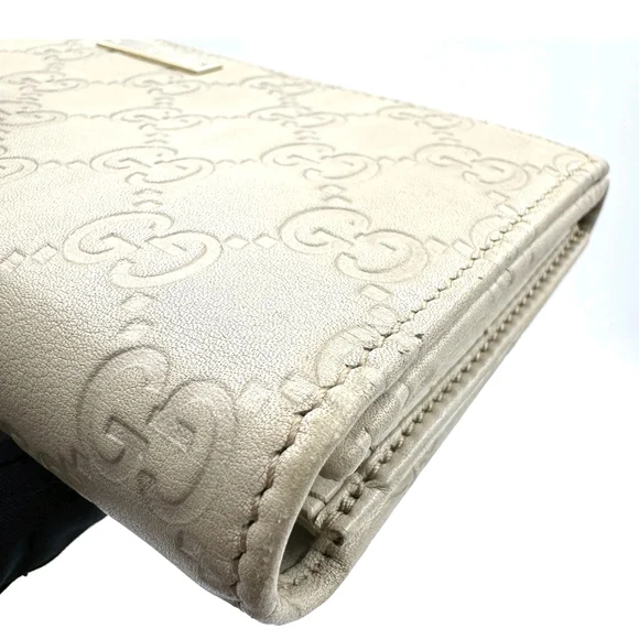 Gucci White Leather Wallet - Picture 5 of 14